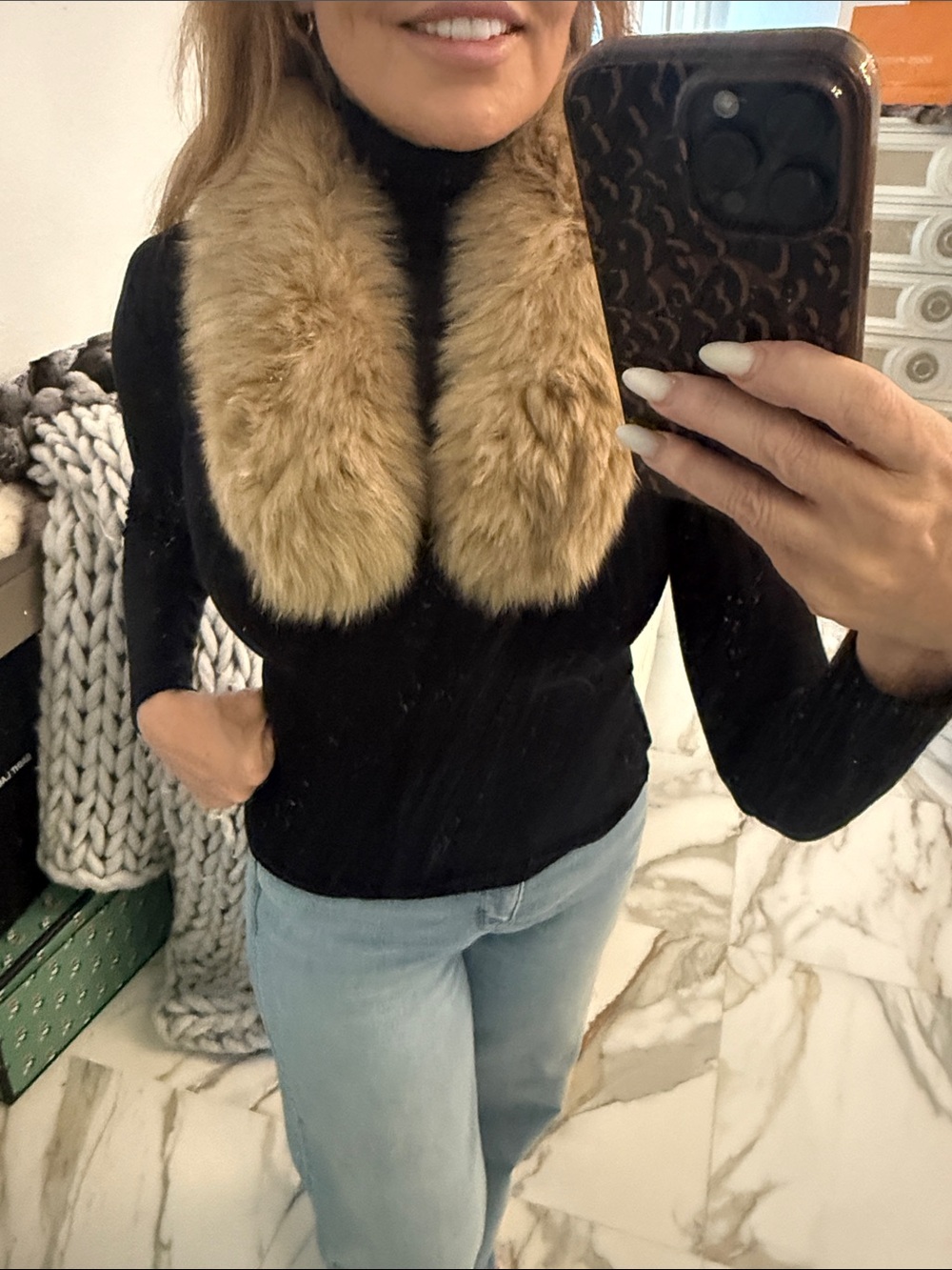 Real Fox fur scarf